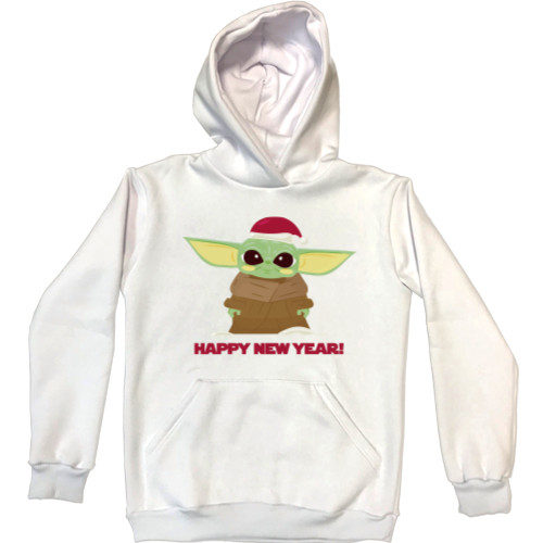 Unisex Hoodie - Новогодний BABY YODA - Mfest