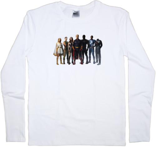 Men's Longsleeve Shirt - The Boys Герои - Mfest