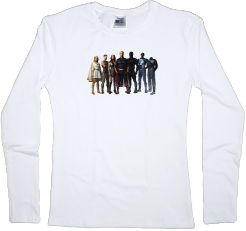 Women's Longsleeve Shirt - The Boys Герои - Mfest