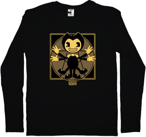 Men's Longsleeve Shirt - Bendy and the Ink Machine принт 2 - Mfest