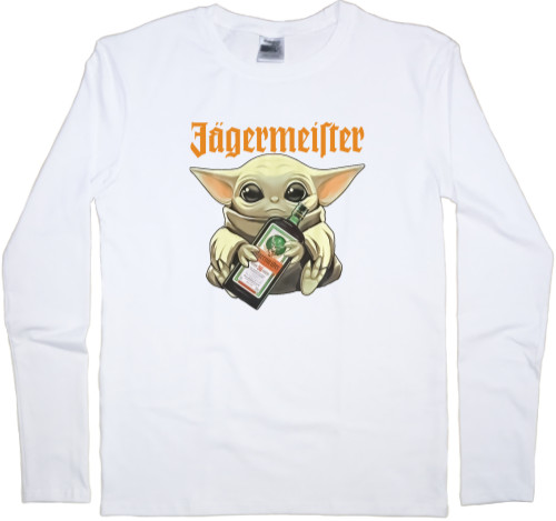 Men's Longsleeve Shirt - BABY YODA Yegermester - Mfest