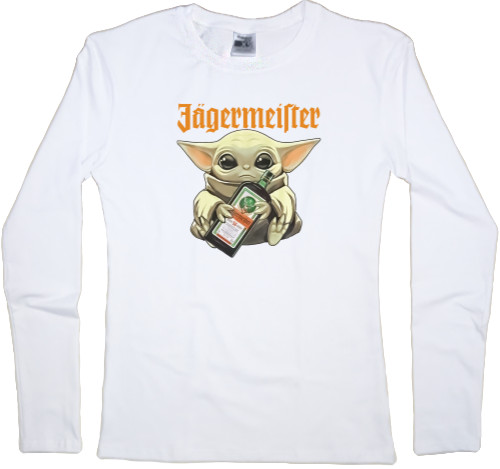 Лонгслив Женский - BABY YODA Yegermester - Mfest