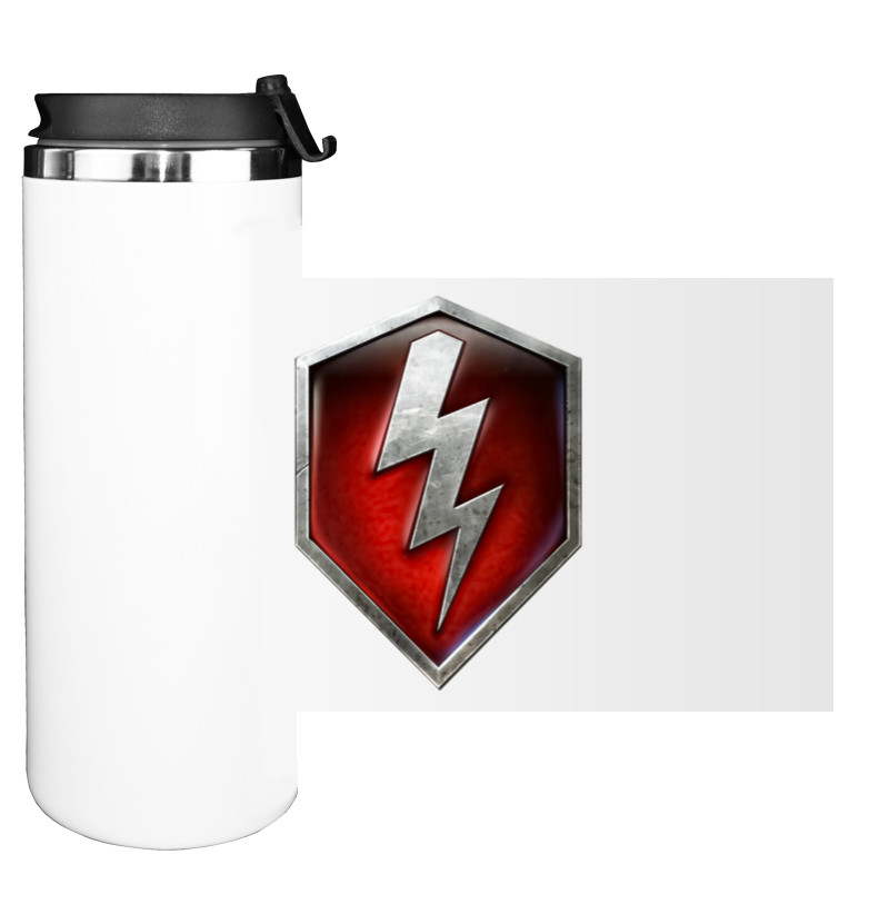 Water Bottle on Tumbler - World of Tanks Щит - Mfest