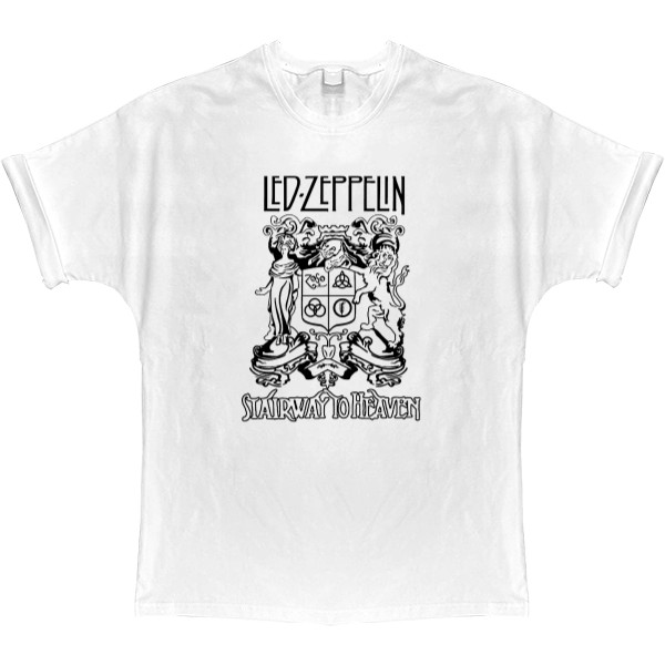 T-shirt Oversize - Led Zeppelin принт 15 - Mfest