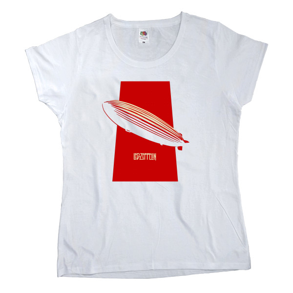 Women's T-shirt Fruit of the loom - Led Zeppelin принт 14 - Mfest