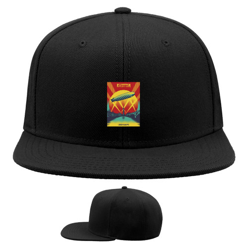 Snapback Baseball Cap - Led Zeppelin принт 13 - Mfest