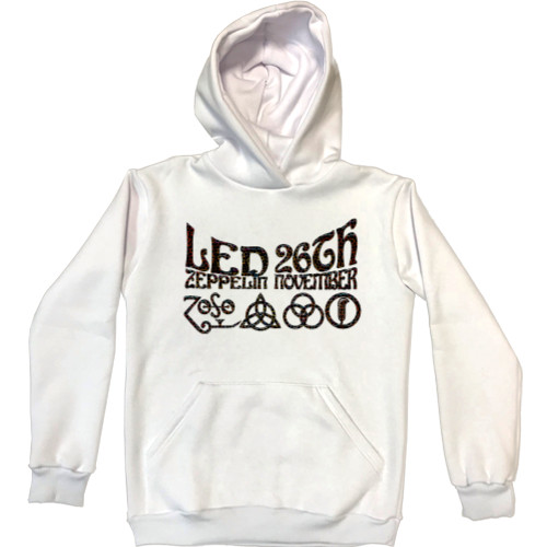 Unisex Hoodie - Led Zeppelin принт 9 - Mfest