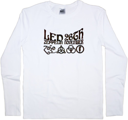 Kids' Longsleeve Shirt - Led Zeppelin принт 9 - Mfest