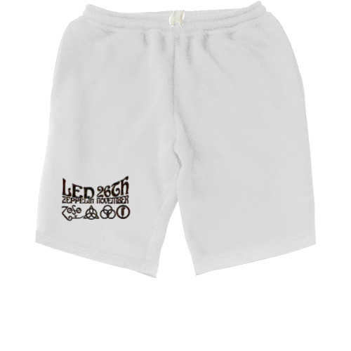 Men's Shorts - Led Zeppelin принт 9 - Mfest