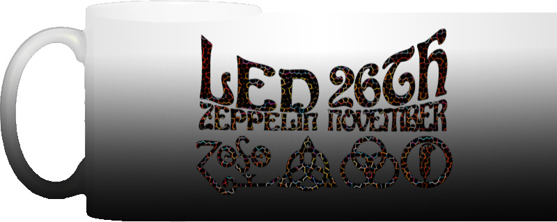 Чашка Хамелеон - Led Zeppelin принт 9 - Mfest