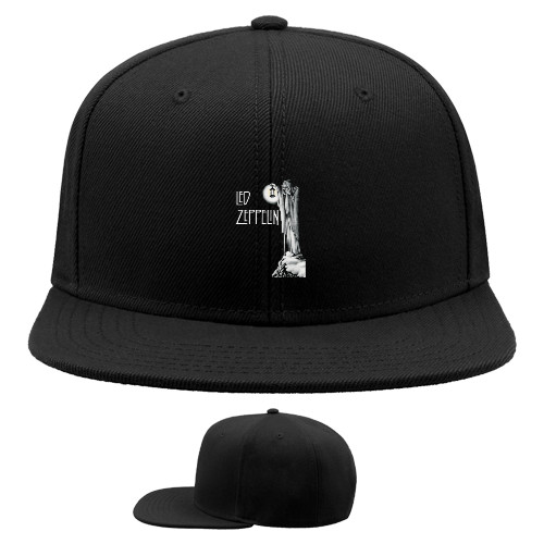 Snapback Baseball Cap - Led Zeppelin принт 8 - Mfest