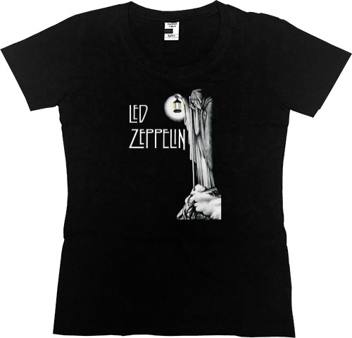 Women's Premium T-Shirt - Led Zeppelin принт 8 - Mfest