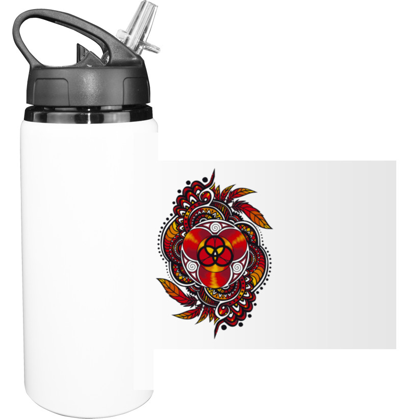 Sport Water Bottle - Led Zeppelin принт 6 - Mfest