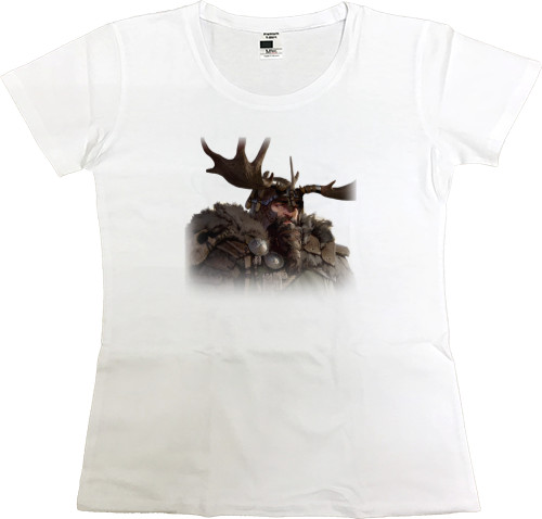 Women's Premium T-Shirt - Diablo IV Герой - Mfest