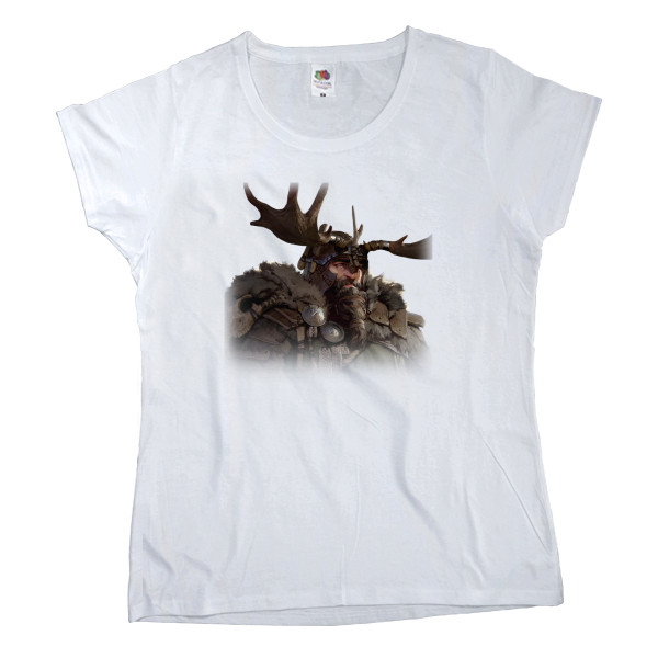 Women's T-shirt Fruit of the loom - Diablo IV Герой - Mfest