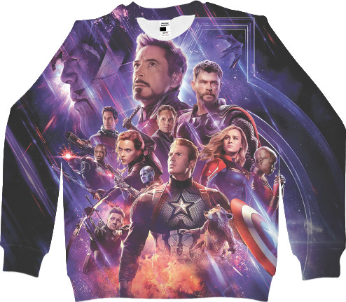 Women's Sweatshirt 3D - Avengers принт - Mfest