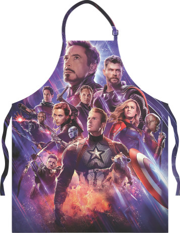 Light Apron - Avengers принт - Mfest