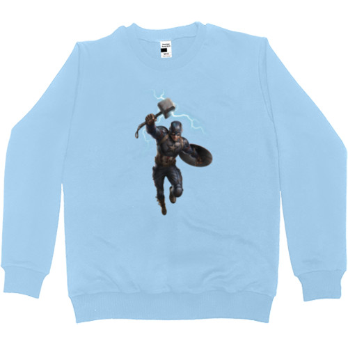 Men’s Premium Sweatshirt - Avengers Капитан Америка - Mfest