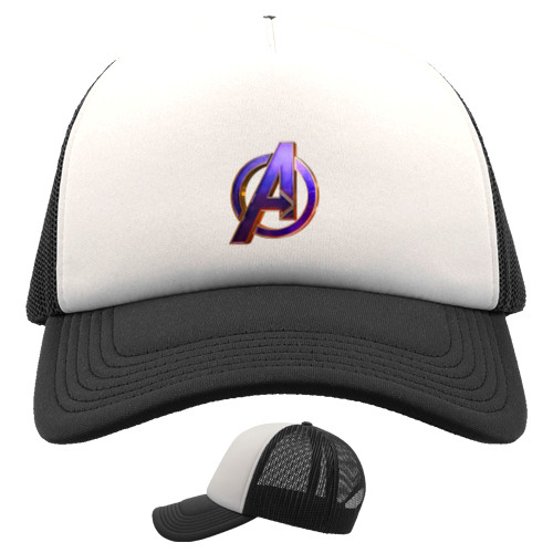 Kids' Trucker Cap - Avengers Лого - Mfest