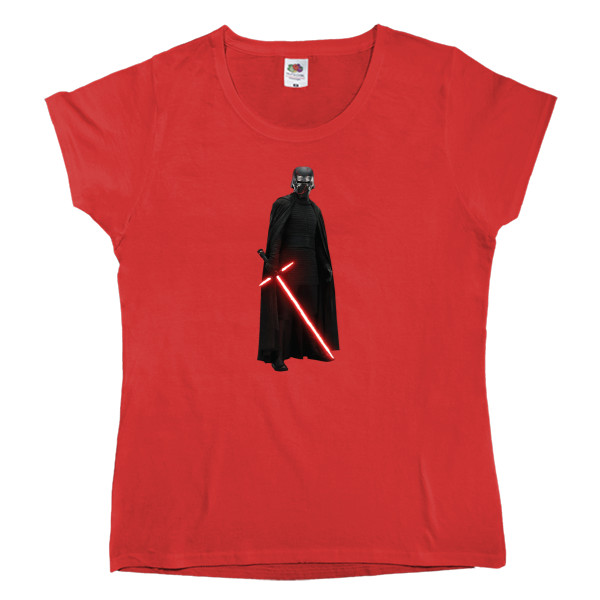 Women's T-shirt Fruit of the loom - star wars the rise of skywalker принт 2 - Mfest