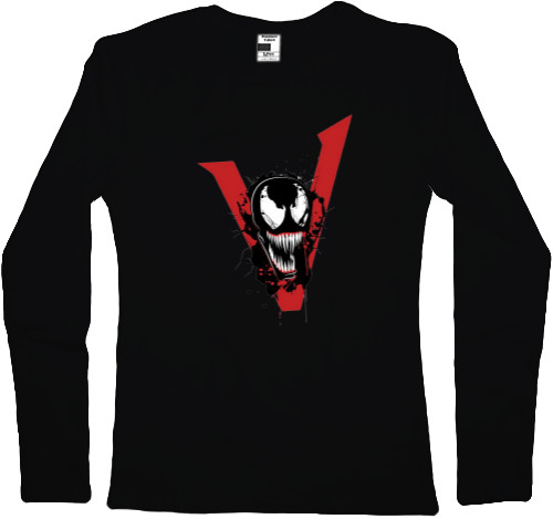 Women's Longsleeve Shirt - Venom Знак - Mfest