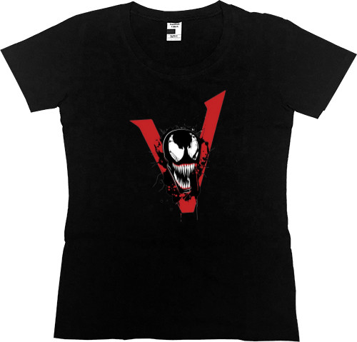 Women's Premium T-Shirt - Venom Знак - Mfest