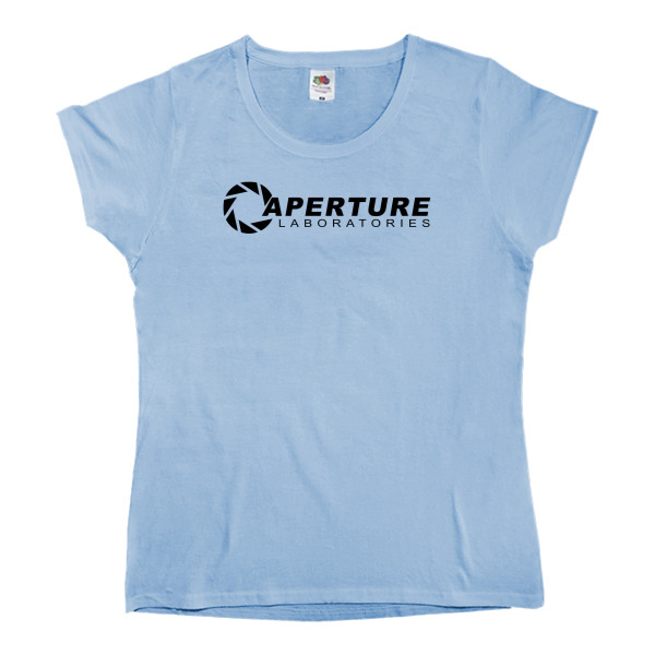 Women's T-shirt Fruit of the loom - Portal Aperture laboratories - Mfest