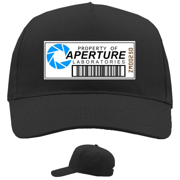 Baseball Caps - 5 panel - Portal Aperture laboratories - Mfest