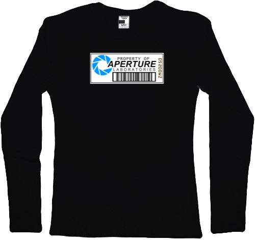 Women's Longsleeve Shirt - Portal Aperture laboratories - Mfest