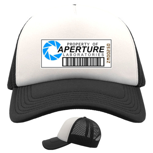 Kids' Trucker Cap - Portal Aperture laboratories - Mfest