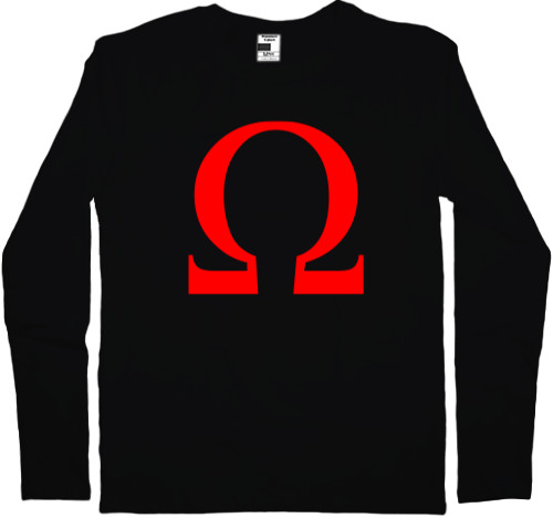 Men's Longsleeve Shirt - God of War Лого - Mfest