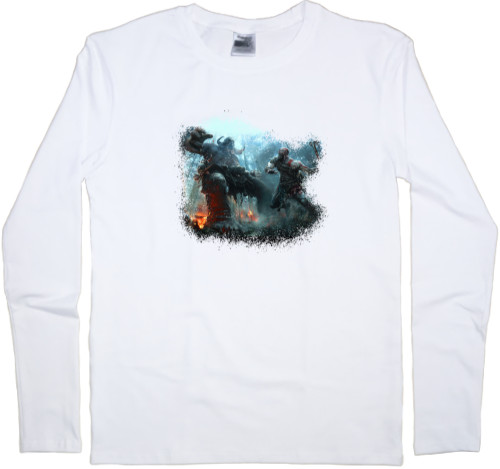 Men's Longsleeve Shirt - God of War Арт - Mfest