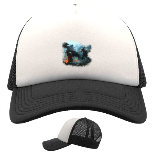 Kids' Trucker Cap - God of War Арт - Mfest