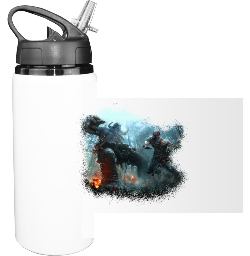 Sport Water Bottle - God of War Арт - Mfest