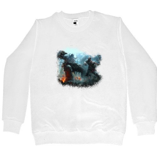 Men’s Premium Sweatshirt - God of War Арт - Mfest