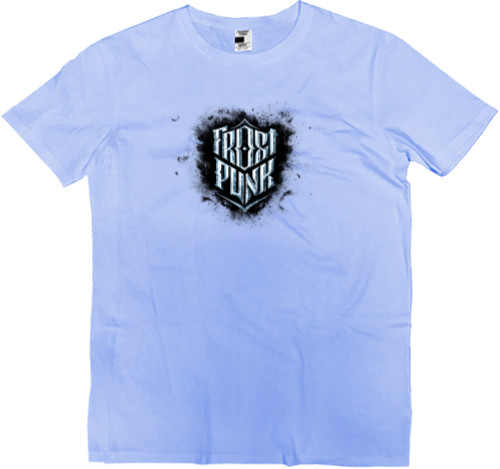 Men’s Premium T-Shirt - Frostpunk Лого - Mfest