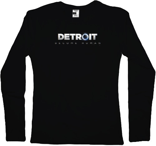 Women's Longsleeve Shirt - Detroit: Become Human Лого - Mfest