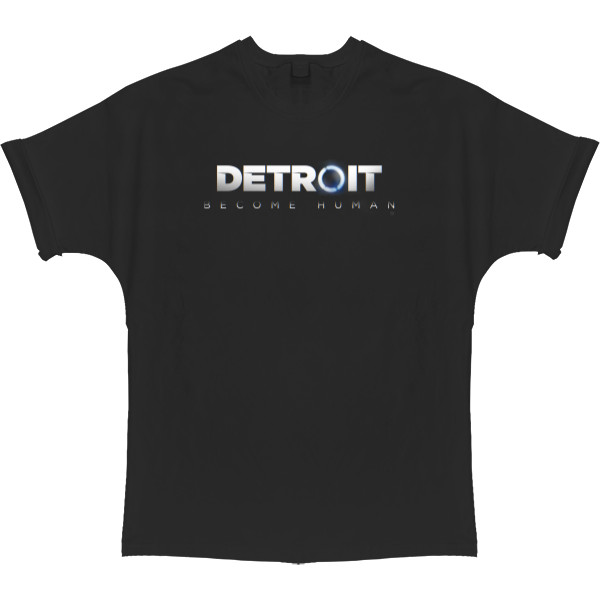 T-shirt Oversize - Detroit: Become Human Лого - Mfest