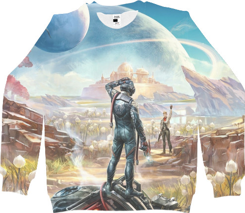 Women's Sweatshirt 3D - The Outer Worlds Арт - Mfest