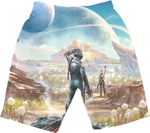 Men's Shorts 3D - The Outer Worlds Арт - Mfest