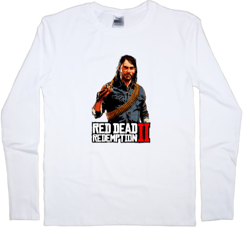 Men's Longsleeve Shirt - Red Dead Redemption 2 Джон Марстон - Mfest