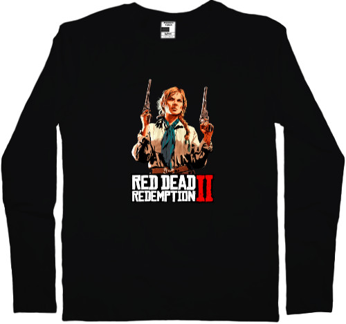 Men's Longsleeve Shirt - Red Dead Redemption 2 Сэди Адлер - Mfest