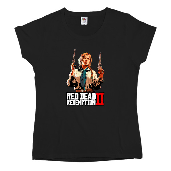 Women's T-shirt Fruit of the loom - Red Dead Redemption 2 Сэди Адлер - Mfest