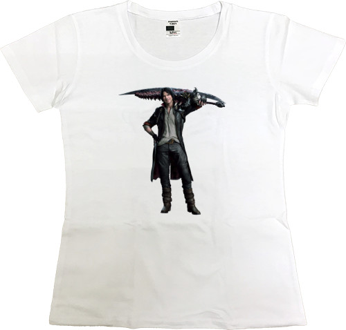 Women's Premium T-Shirt - devil may cry 5 Данте - Mfest