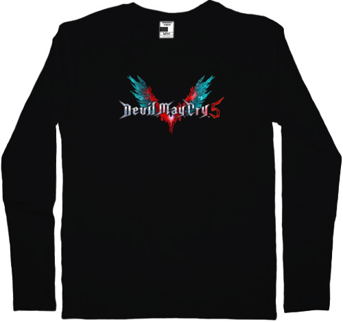 Men's Longsleeve Shirt - devil may cry 5 лого - Mfest