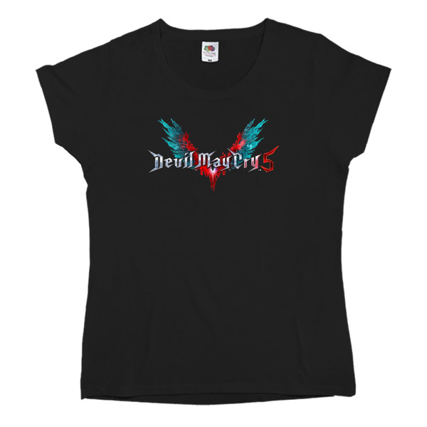 Women's T-shirt Fruit of the loom - devil may cry 5 лого - Mfest