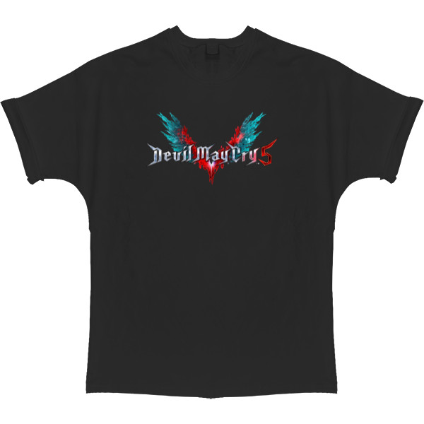 T-shirt Oversize - devil may cry 5 лого - Mfest