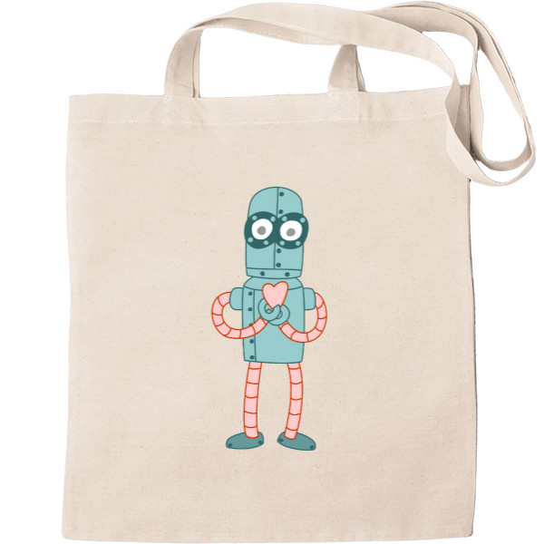 Tote Bag - Робот с сердечком - Mfest