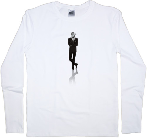 Men's Longsleeve Shirt - Джеймс Бонд Шон Коннери - Mfest