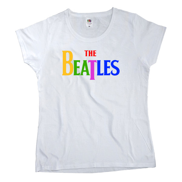 Women's T-shirt Fruit of the loom - The Beatles Лого - Mfest